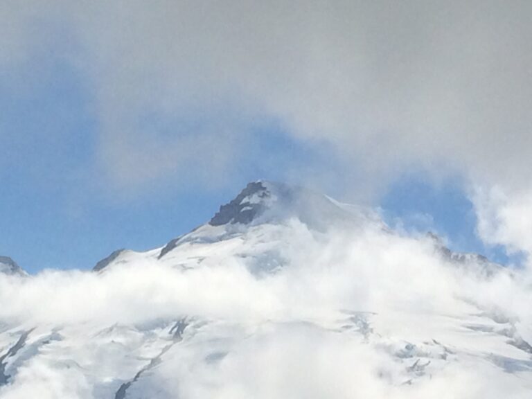 Mount Baker's summit,